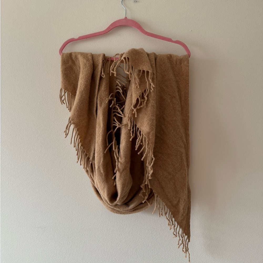 Camel Wool Scarf
